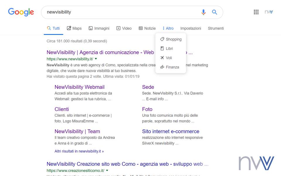 Arrivano le icone nella ricerca su Google desktop