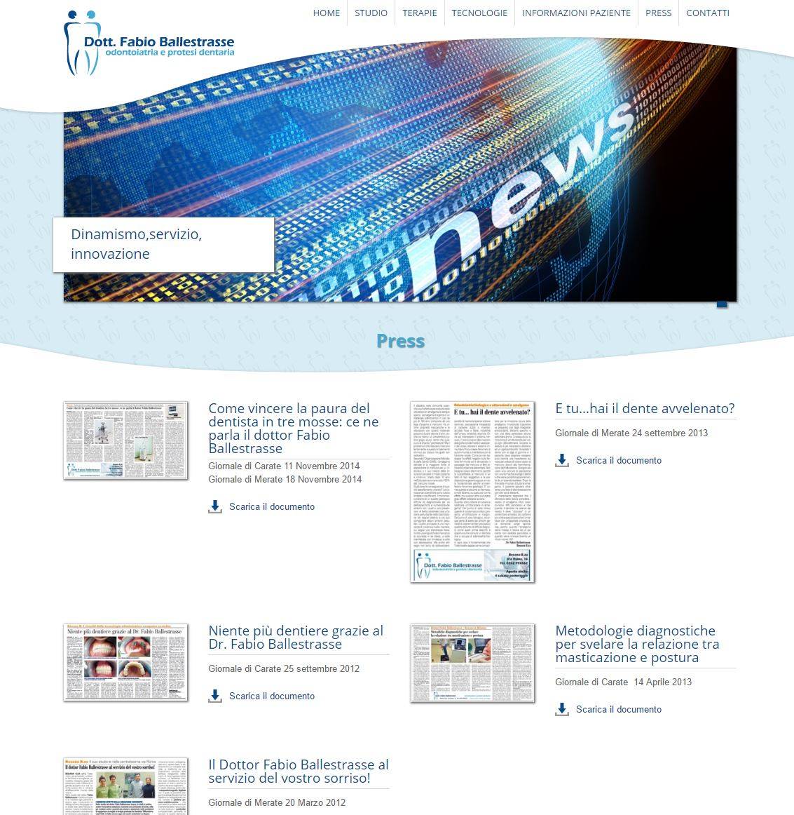 Press sito internet
