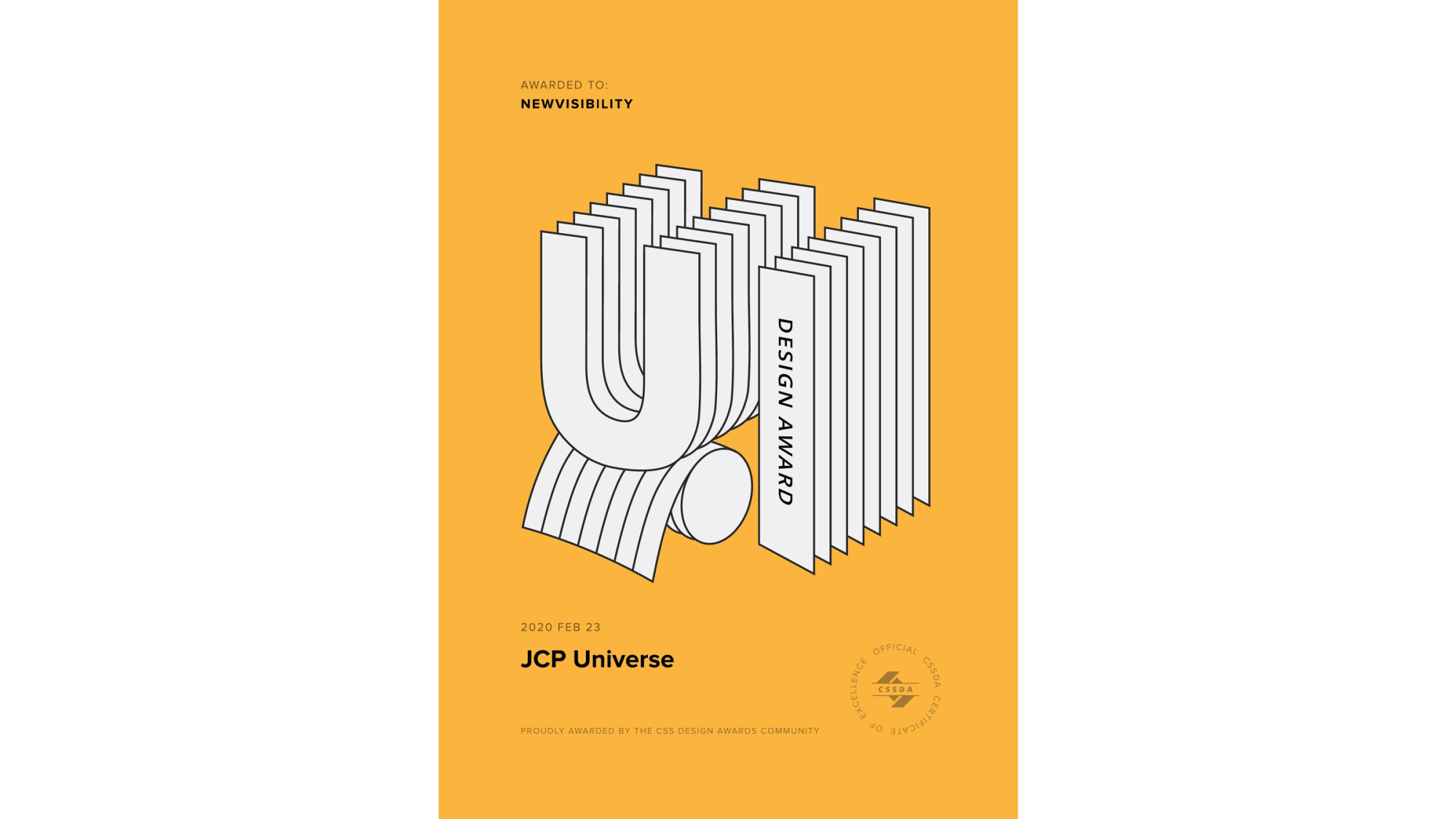 newvisibility-agenzia-web-comunicazione-premi-awards-2020-cssda-ui-design-award-jcp-universe