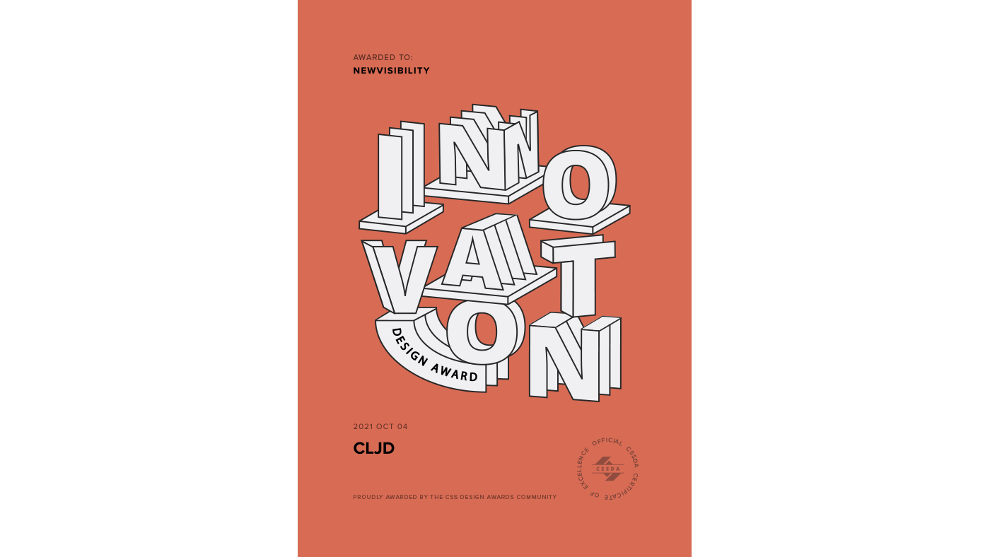 newvisibility-agenzia-web-comunicazione-premi-awards-2021-cssda-innovation-CLJD-shoes