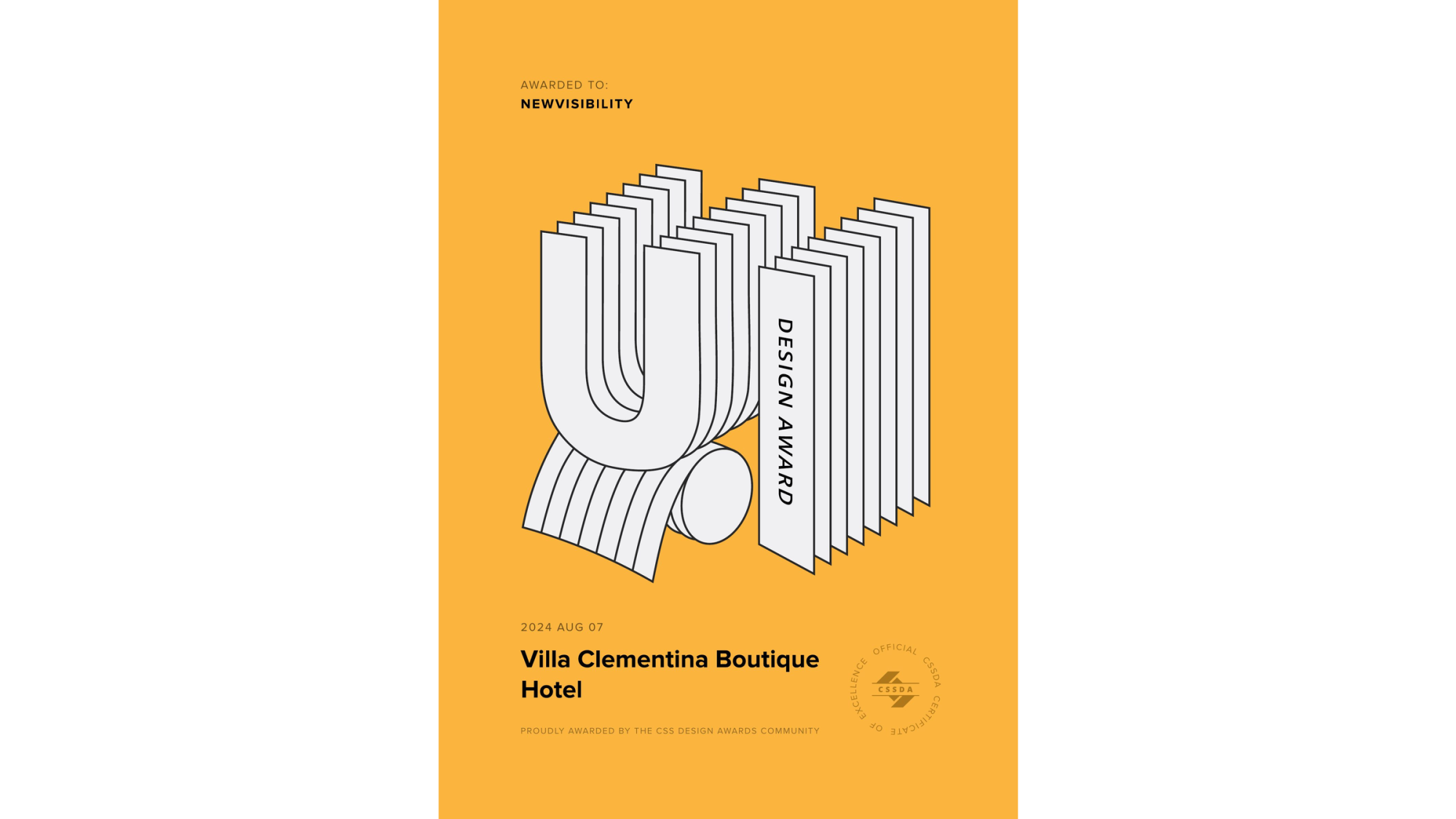 newvisibility-agenzia-web-comunicazione-premi-awards-2024-cssda-ui-design-award-villa-clementina-boutique-hotel