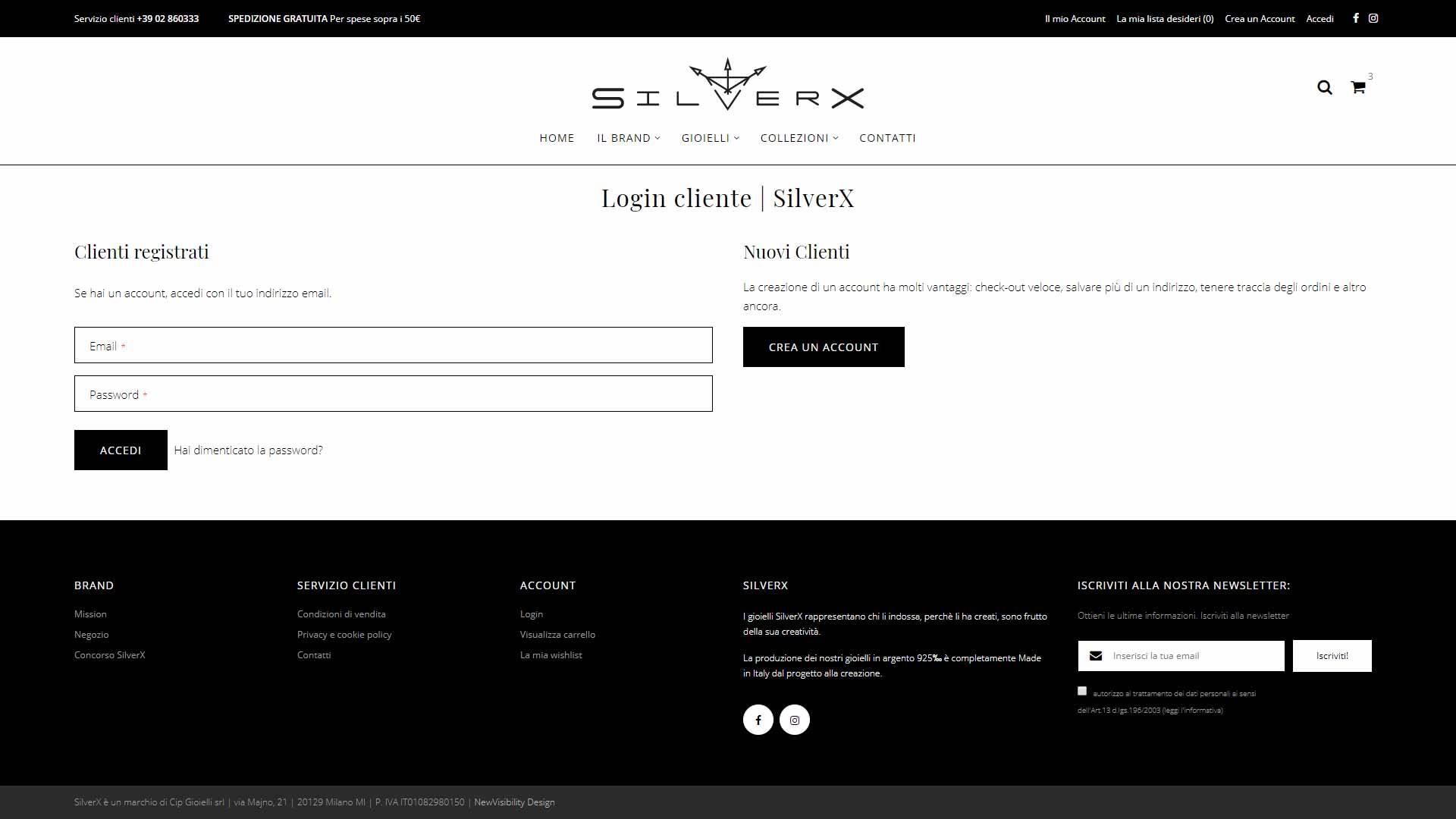Pagina login