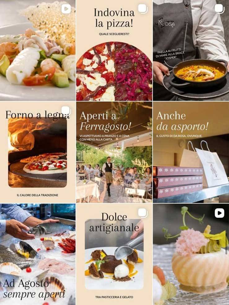 ristorante-da-rosa-social-media-management