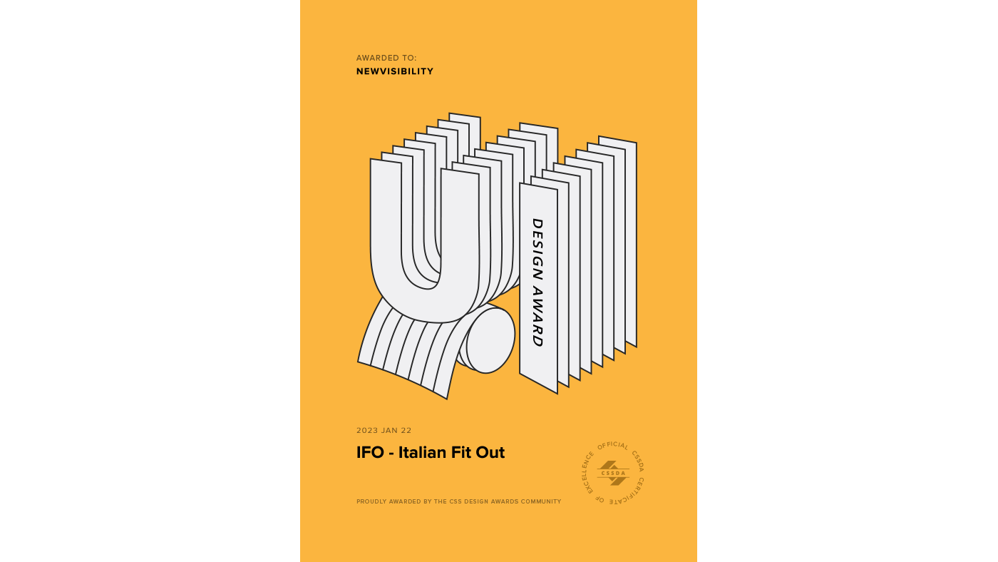 newvisibility-agenzia-web-comunicazione-premi-awards-2023-cssda-ui-design-award-IFO