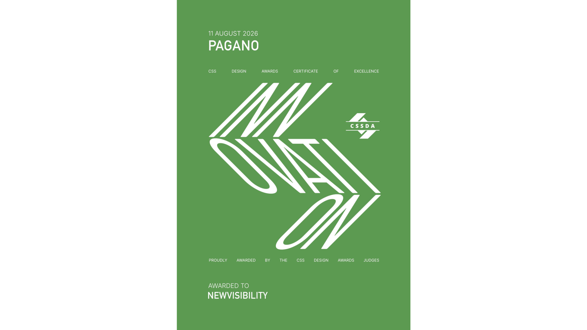 newvisibility-agenzia-web-comunicazione-premi-awards-2026-cssda-innovation-award-pagano