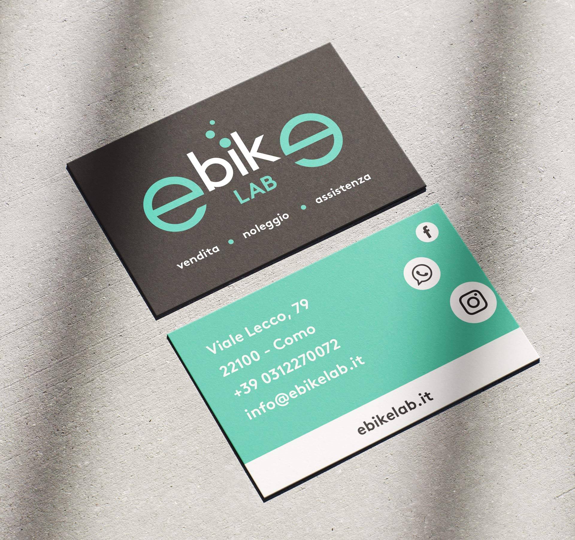 new-visibility-agenzia-comunicazione-marketing-digitale-cantu-provincia-como-logo-ebike-lab-business-card